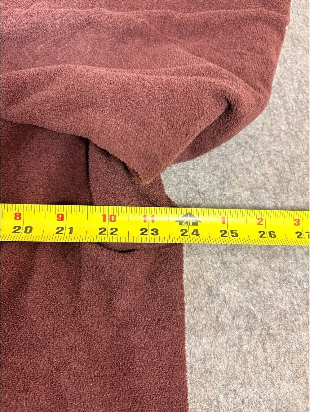 Patagonia Finmark 1/4-Zip Wool Blend Sweater Mens XL Burgundy